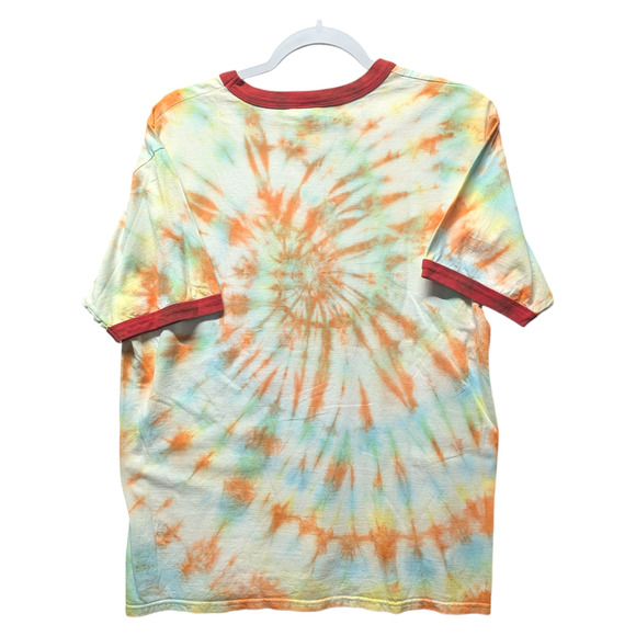 Mid 2010s Magic School Bus Tie Dye Ringer T-shirt - Picture 2 of 4